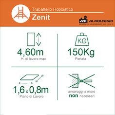 Trabattello Zenith - Apertura a fisarmonica 