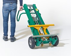 Sollevatore ergonomico con manici e ruote multidirezionali 