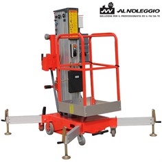 Base d'appoggio in alluminio pressofuso della piattaforma a montante singolo 
