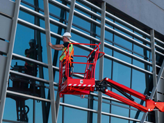 piattaforma articolata batterie 48V 