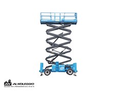 piattaforma forbice estensione cesta 