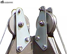 Treppiede per sollevamento di materiali - Facile da installare senza l'utilizzo di strumenti 