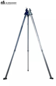 Treppiede per sollevamento di materiali - Piedini telescopici regolabili con piastra girevole 