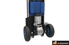 Utilizzo del carrello per trasporto stufe 