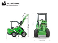 Dettaglio braccio minipala 