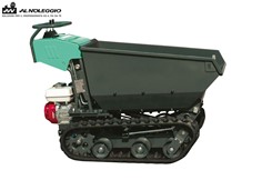 Motocarriola con cassone e capacità serbatoio idraulico di 15 L 