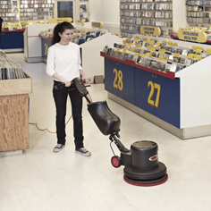 Monospazzola con serbatoio acqua 