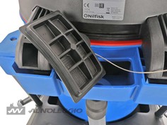 Aspirapolvere con serbatoio capiente 