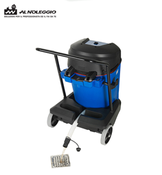 Aspiratore industriale 75L con tubo di drenaggio 