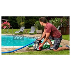 Trasferimento acqua con motopompa 