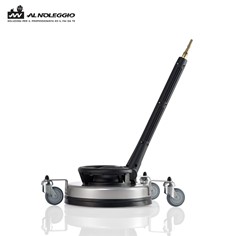 Lancia UFO lavapavimenti 350 mm in acciaio inox per idropulitrici 
