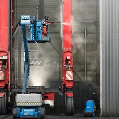 Pompa idropulitrice ad alta pressione per lavori intensi 
