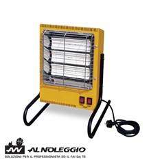 Riscaldatore elettrico a infrarossi con lampade ceramiche e riscaldamento istantaneo 