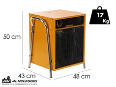 Dimensioni compatte del B 15 EPB 350x470x490 mm 