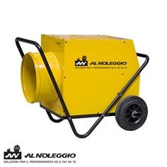 Generatore di aria calda B18 EPR su carrello con ruote grandi 