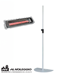 Lampada a infrarossi riscaldante a onde medie per esterni e interni 