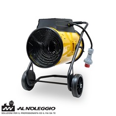 Riscaldatore d'aria elettrico a ventola RS 40 per il noleggio a Gorgo al Monticano. Noleggia il riscaldatore d'aria elettrico a ventola RS 40 a Gorgo al Monticano per un riscaldamento rapido e sicuro in ambienti industriali. 