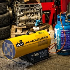 Riscaldatore a gas professionale BLP 33M con termostato di sovratemperatura 