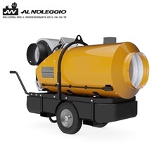 Riscaldatore industriale a gasolio BV 500 con bruciatore Riello separato 