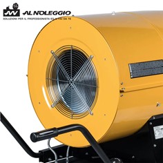 Riscaldatore con ventola centrifuga e pressione elevata 500 Pa 